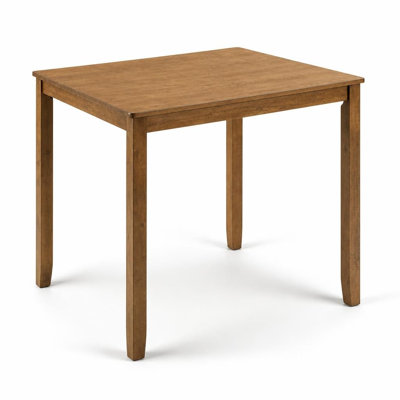 Counter Height Square Dining Table, 4 Person Kitchen Table with Sturdy Durable Frame, Easy Clean Waterproof Heat Resistant Surface