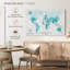Carte du monde Personalized Life By A Compass-1314380412-1313366449