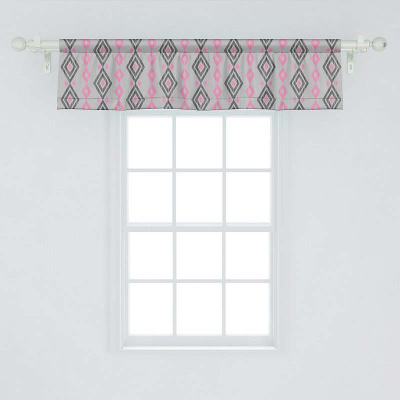 Ensemble de 2 cantonnières Ambesonne Ikat, L 42 po x L 12 po