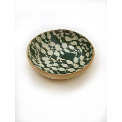 Pine Handmade Stoneware Pasta Bowl