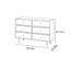Commode d'appoint avancée en acier inoxydable