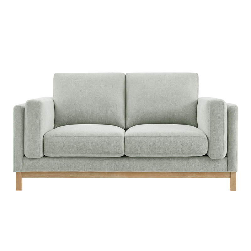 Causeuse en tissu Roscoe, Brume