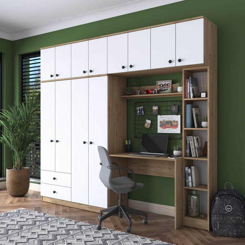 Ensemble chambre à coucher et bureau