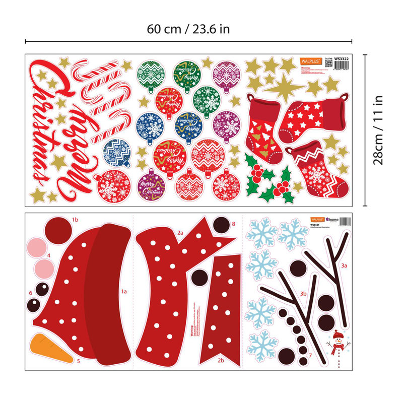 Adhésif décoratif Merry Christmas