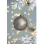 Ornements de boule de Noël D4,7 ", boules de Noël suspendues en verre, ensemble de 4