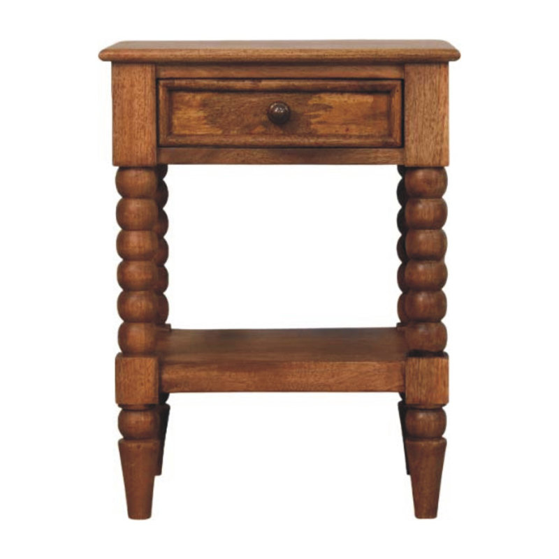 45cm W Solid Wood Bedside Table