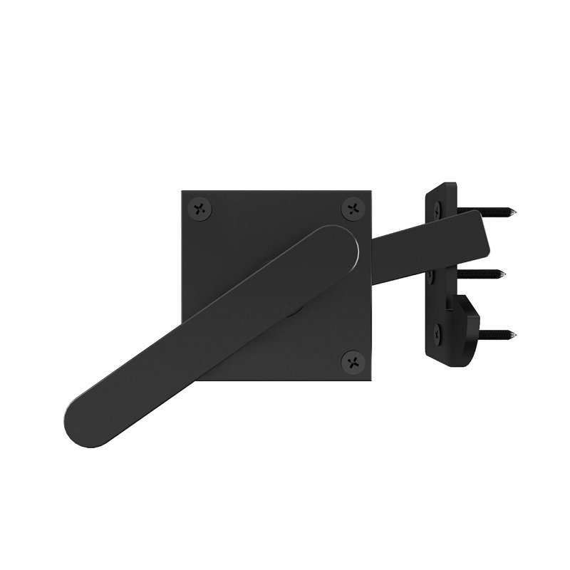 Quincaillerie de loquet de porte battante double face robuste JUBEST Noir