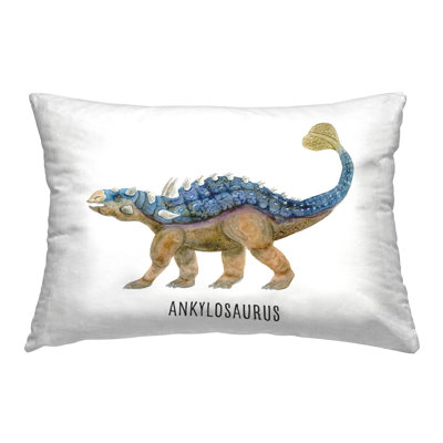Coussin décoratif Stupell Industries Ankylosaurus Dinosaur