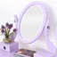 Ensemble coiffeuse et tabouret de maquillage Landisburg-488950440