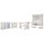 5 Pieces: Desk, Chair, 2 Cabinets, Credenza is out of stock selected