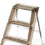 Structure intérieure pliable en brun, pratique et polyvalente, pouvant servir de table d'appoint, de tabouret ou de petite bibliothèque, bureau en forme de Z, réglage manuel de la hauteur, fixation au sol, tablettes de rangement pour le café et le bout-439725255