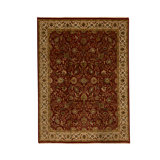 Oriental Area Rug in Wine/Ivory