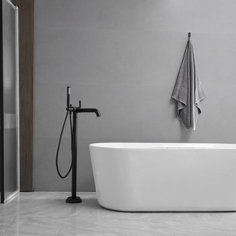 1 Handle Bathroom Roman Tub Faucet with Diverter