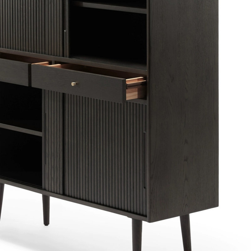 Buffet Simple Style Home, Noir