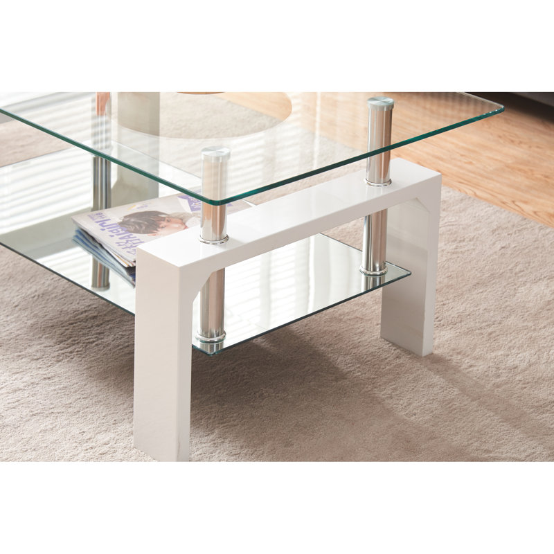Bimla Glass Top End Table