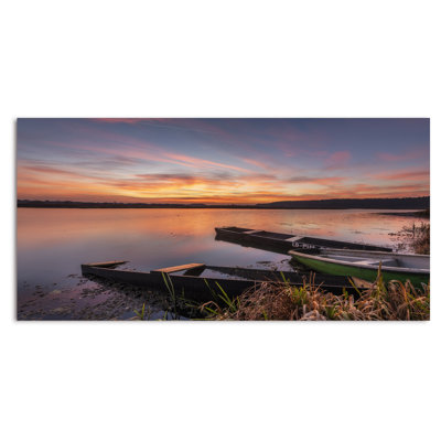 Sunrise Lake - Photographie sur toile