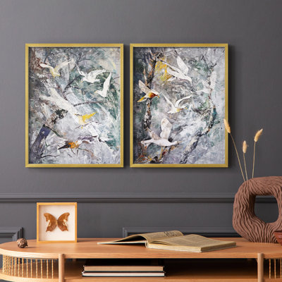 ANIMALS Series XVII - reproduction encadrée de qualité supérieure - prête à être accrochée - aucun clou requis - aucun clou requis