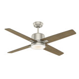 52" Axial Ceiling Fan With LED Light Kit And Wall Control