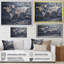 Carte du monde rustique - impression de décoration murale carte du monde-97036114-97036121