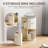 Rotating Bookshelf - Solid Wood Rotating Bookshelf Tower With 2 Drawers, 2 Tier Small Bookshelf, 360 Display Spinning Bookshelf, Round Corner Book Shelf For Small Space, Bedroom, Living Room-950797514-950797525