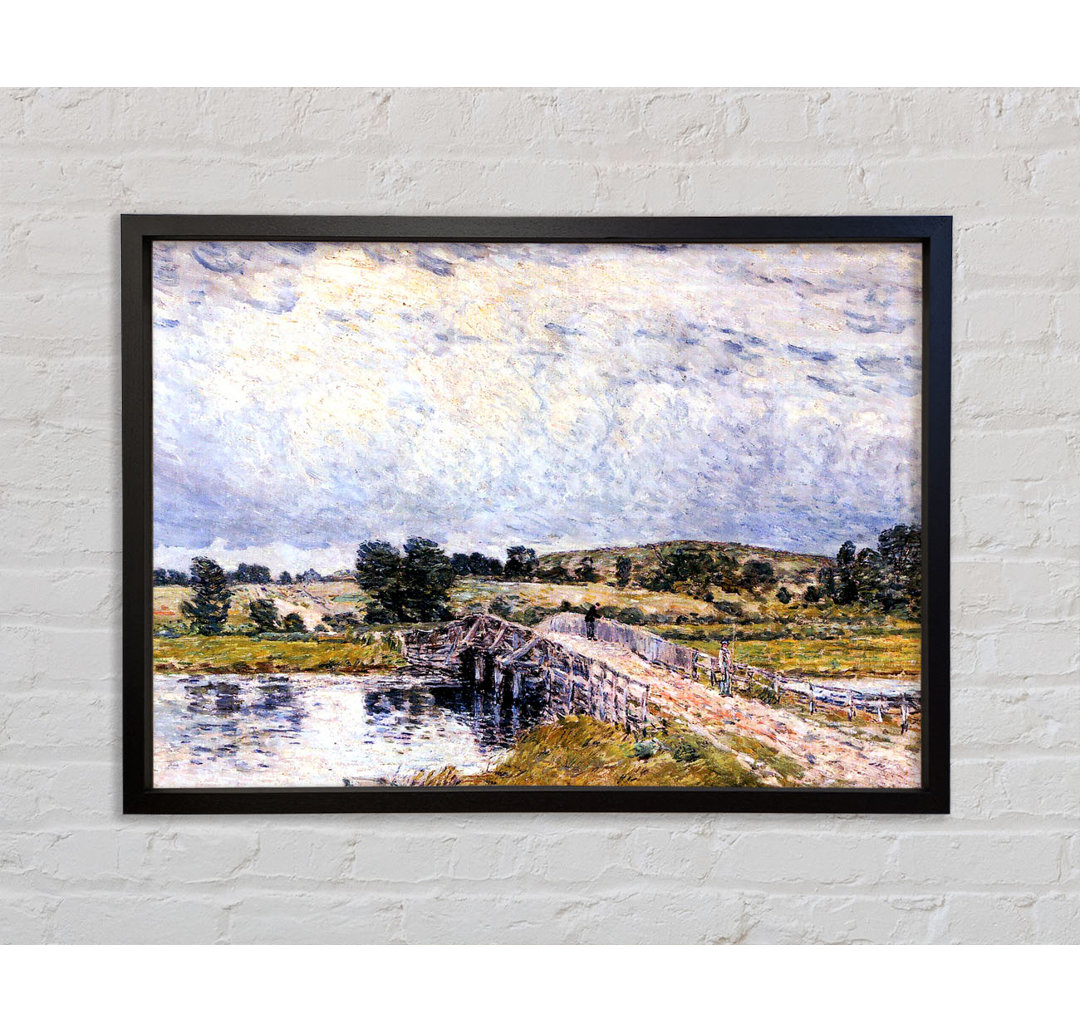 Die Brücke von Old Lyme von Childe Hassam - Einzelbildrahmen Kunstdrucke auf Leinwand