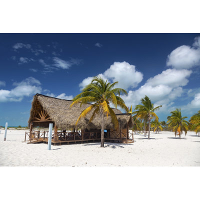 Grill Playa Sirena Beach by AutumnSkyPhotography - Wrapped Canvas Print