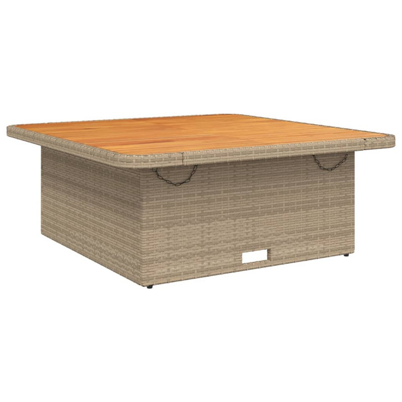 Englewood Square Metal Outdoor Coffee Table , cm W cm D, Beige, 71cm H x 110cm W x 110cm L