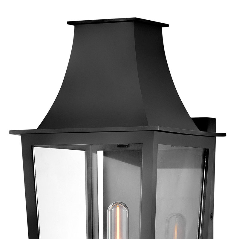 Fixation murale Hinkley Georgetown, Noir, noir, noir, noir, H 26,75 po x l 8,5 po x P 9,75 po