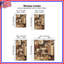 Abstrait géométrique à rideaux obscurcissant et obscurcissant - 2 panneaux-819935265-819935269