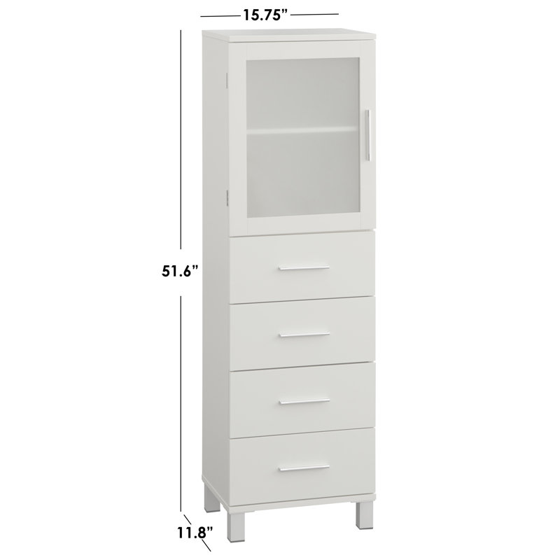 Armoire à linge H 51,6 po x l 15,75 po Bibiana