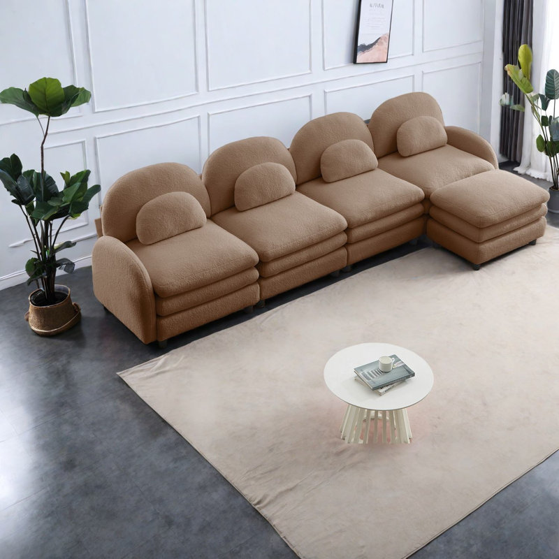 Canapé modulaire moderne 4 places Teddy Cloud Comfort, Teddy
