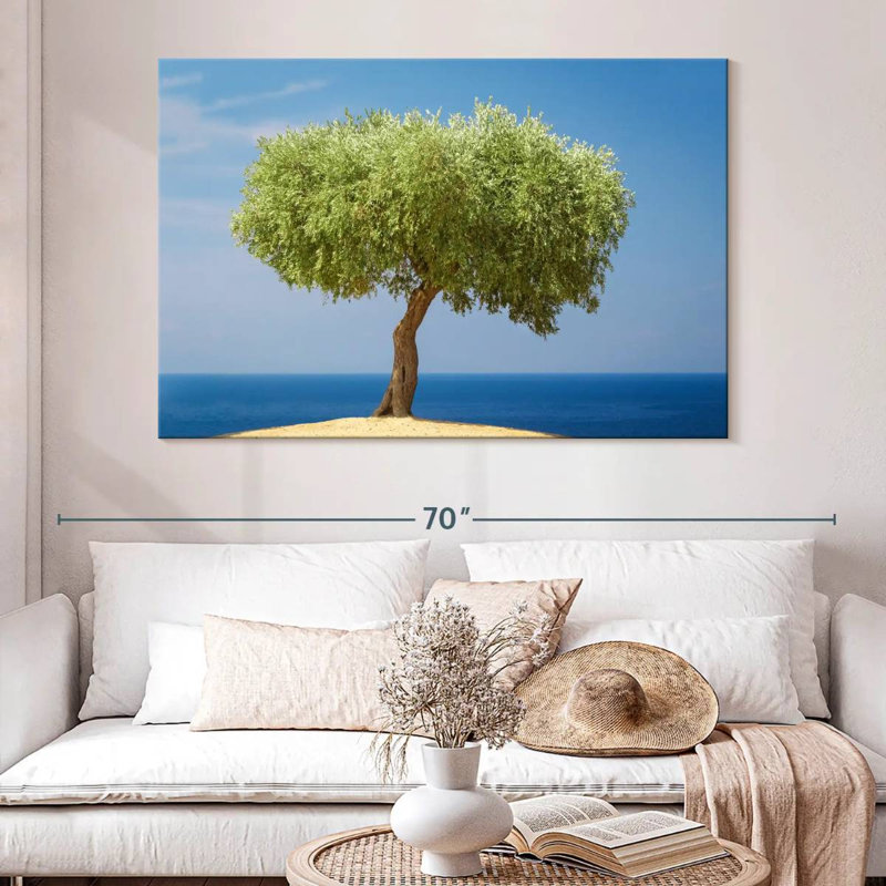 Harnek Single Olive Tree, 34" H x 51" W