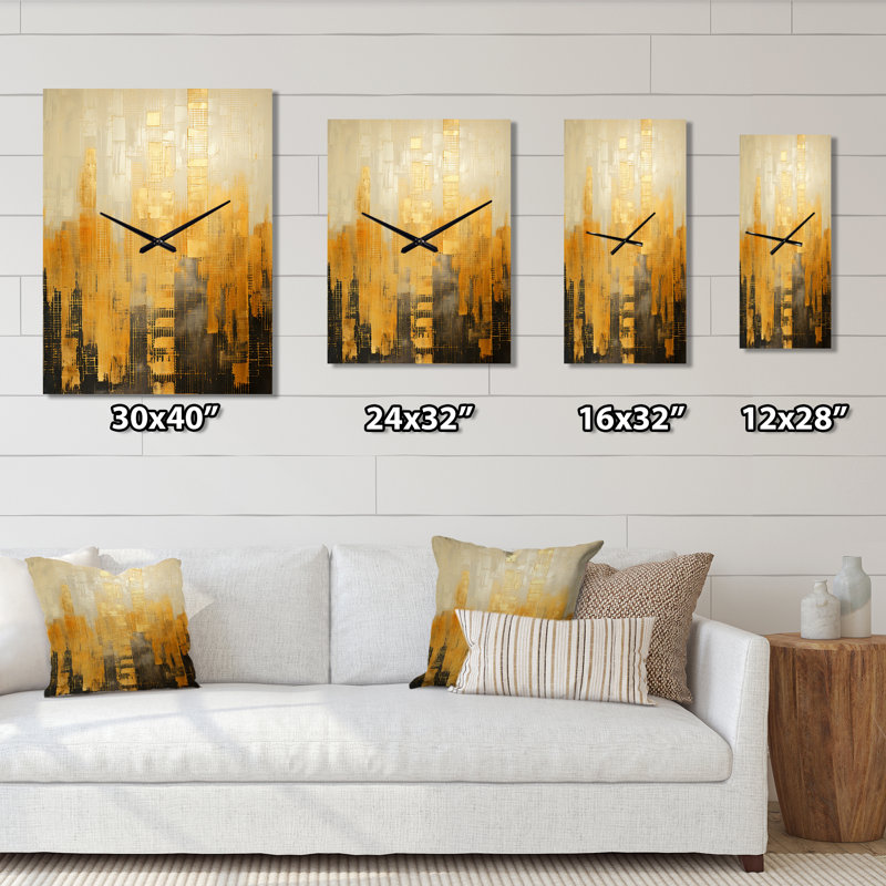 Cvyatka - Horloge murale gratte-ciel, Grand
