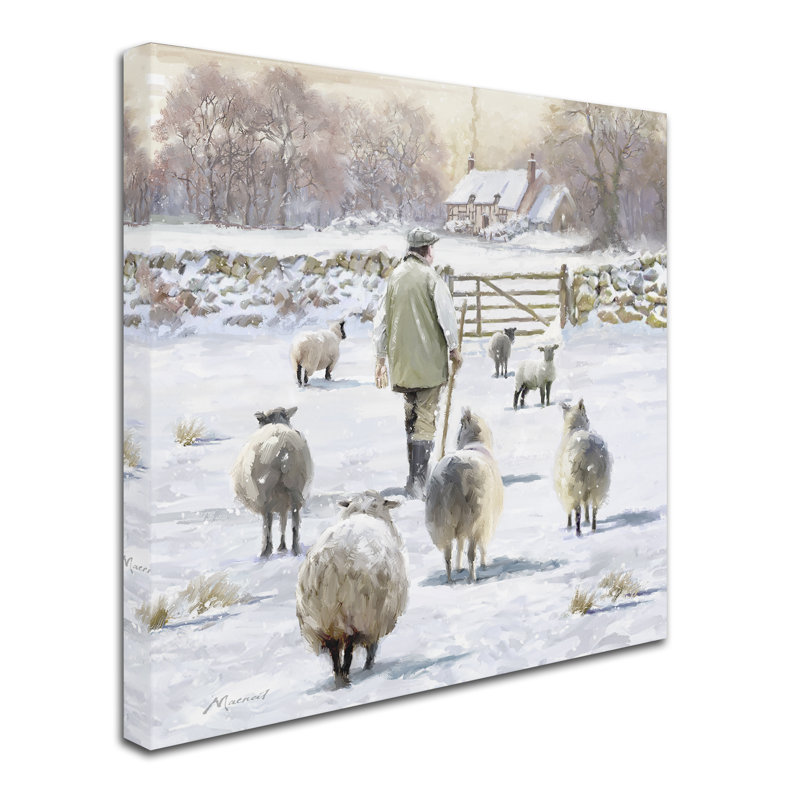 'Shepherd' Print on Canvas, 35" H x 35" W x 2" D