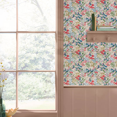 Joules Floral Wallpaper Double Roll