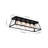 5 - Light Farmhouse Open Cage Rectangular Flush Ceiling Light-307081012