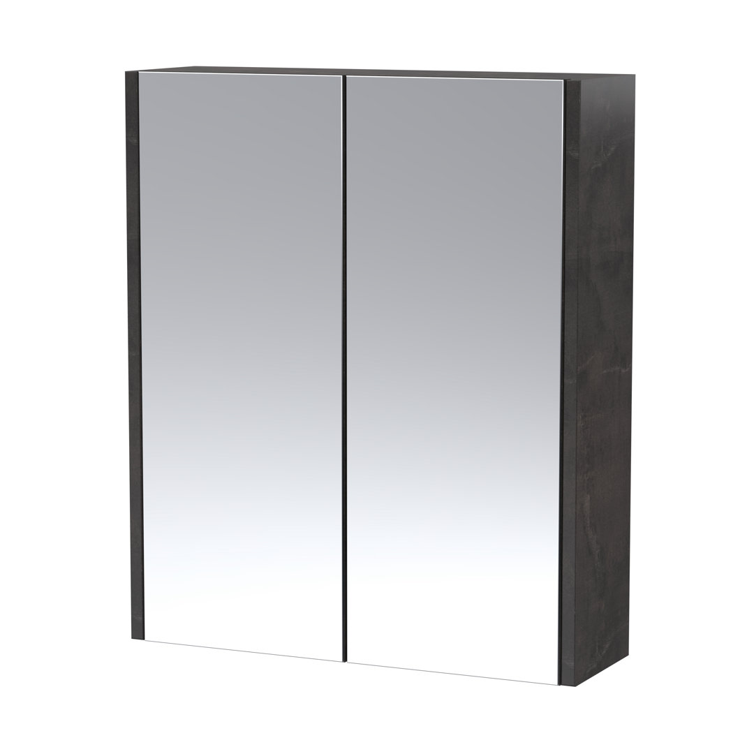 Juno 600mm W 715mm H Surface Framed Medicine Cabinet Mirror 1 Fixed