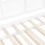 Lit simple blanc avec lit gigogne et tablette, structure, espace de jeu semi-fermé, lit gigogne en bois, tablette pour, toit de rêve-660802223