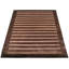 Wide Striped Area Rug in Chocolate-25305955