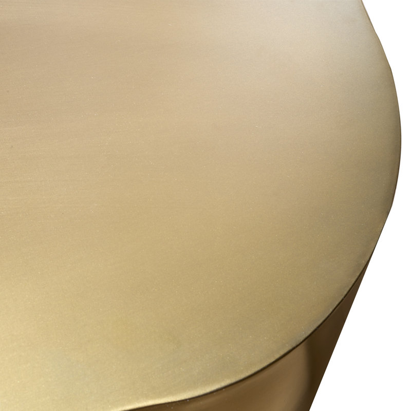 Meadow Coffee Table, Antique Brass