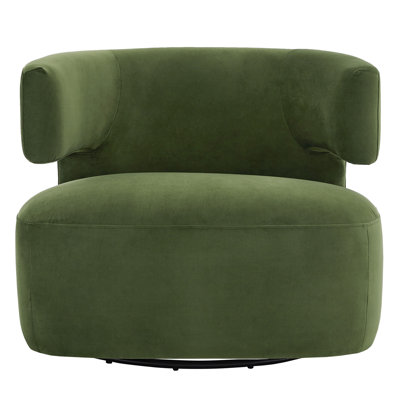 Bascom 34'' Wide Swivel Barrel Chair