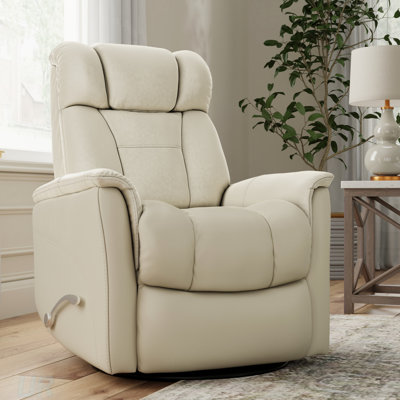 Fauteuil inclinable et oscillant Global Home avec appui-tête, repose-pieds et similicuir réglables Global Bentuit