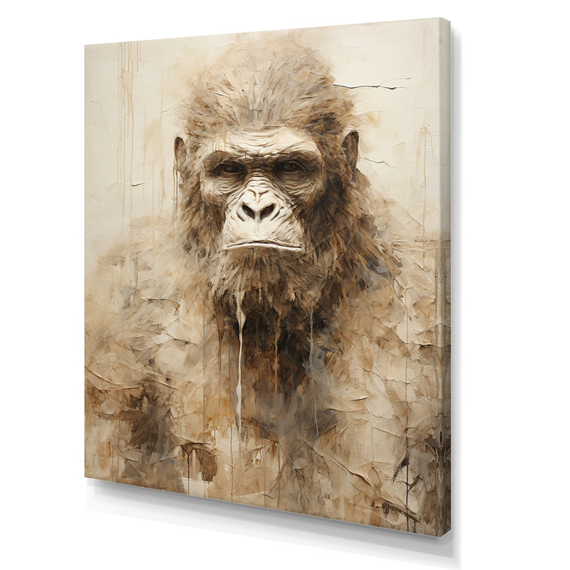 «Bigfoot Portrait II», reproduction sur toile, Toile tendue, H 40 po x l 30 po x P 1,5 po