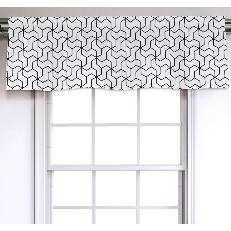 Sateen Ruffled Window Valance