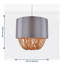 23 cm H Drum Cotton Pendant Shade ( Uno )