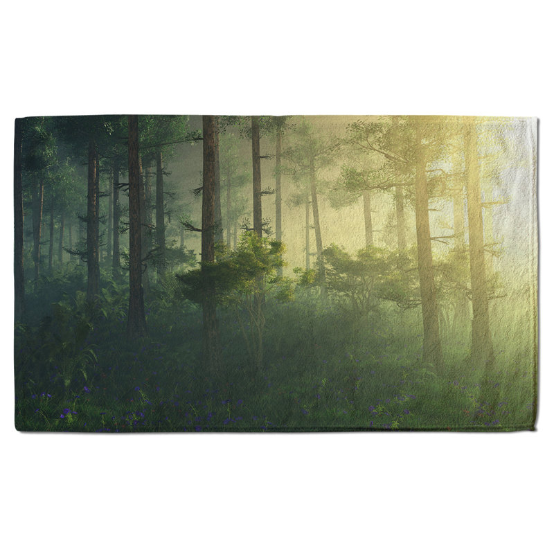 Naviah Polyester Shower Curtain Set