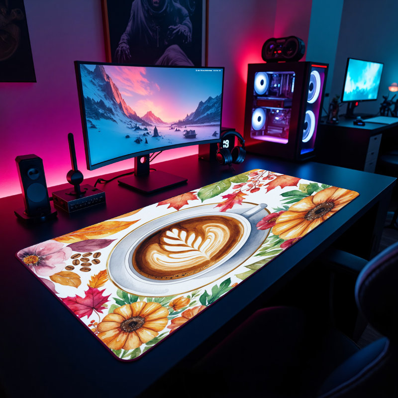 Polyester Desk Pad, 31.5x15.5