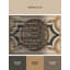 Tapis marocain d'inspiration mondiale Benson lavable à la machine - reliure beige-75055667