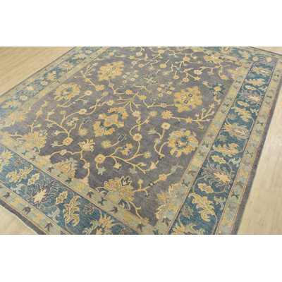 Mushro One-of-a-Kind 8'1'' X 10' New Age Wool Area Rug Gray