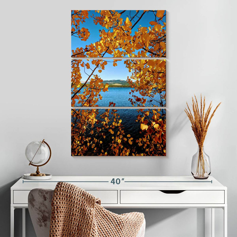 Alvord Autumn Lake, Colorado, H 32 po x l 20 po